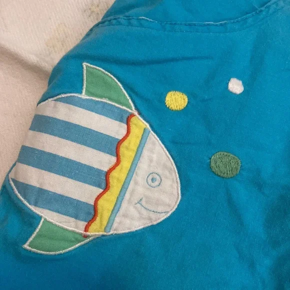 90s retro toddler overalls - Picture 2 of 4